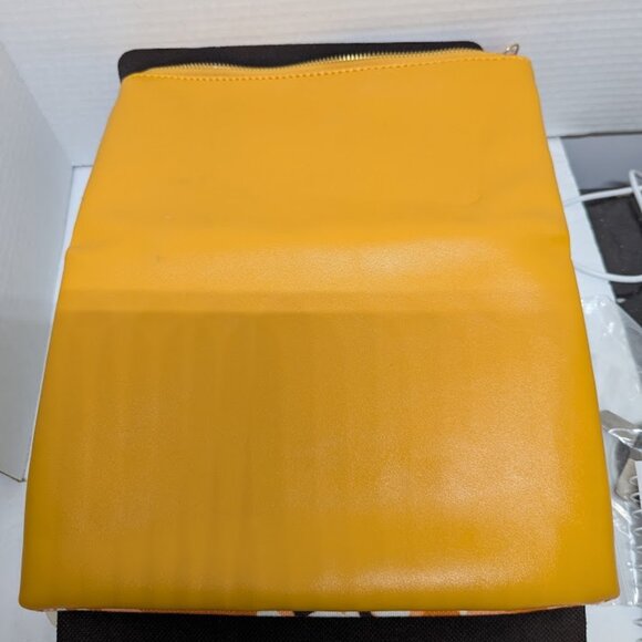 Floral Orange and Yellow Clutch - Picture 3 of 5